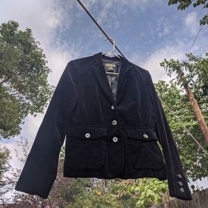 Eddie Bauer Velvet Black Blazer